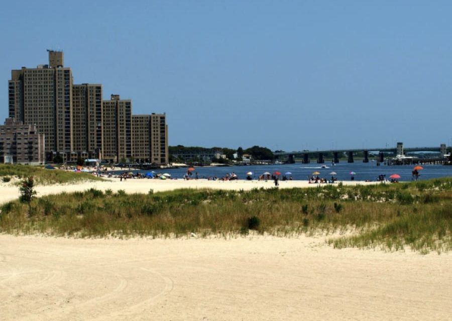 Sandy beach resort
